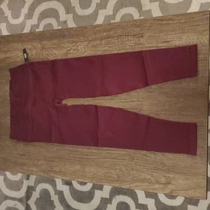 Victoria's Secret Sport | Burgundy High Rise Active Leggings Size MED NWT